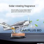 New Helicopter alloy Solar Car Air Freshener Aromatherapy Car Interior Decoration Accessories Perfume Diffuser (Silver_Black, Random)