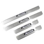 Toyota Allion 2003-12 Auto Accessories Stainless Steel LED Lighted Door Sills - Blue