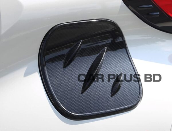 1PC For Toyota C-HR CHR 2016 2017 2018 Carbon fiber look Gas Cap Fuel Tank Cover - Image 2