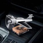 New Helicopter alloy Solar Car Air Freshener Aromatherapy Car Interior Decoration Accessories Perfume Diffuser (Silver_Black, Random) - Image 3