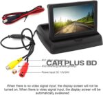 Backup Camera Monitor, Foldable 4.3 Inch LCD TFT High Definition Screen for Rear View Camera - Image 7