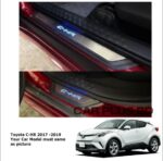 Fit Toyota C-HR CHR 2017 2018 2019 Scuff Plate Side Door With LED wire