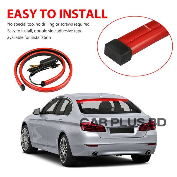 SL Car High Mounted Brake Light Strip Rear Glass Led Decorative Lamp Streamer Warning Lights Driving Turn - Image 3