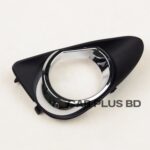 2pcs Kit Car Black Front Left + Right Bumper Fog Light Lamp Cover for Toyota Vitz 2010-2014 - Image 2