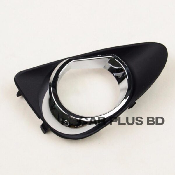 2pcs Kit Car Black Front Left + Right Bumper Fog Light Lamp Cover for Toyota Vitz 2010-2014 - Image 2