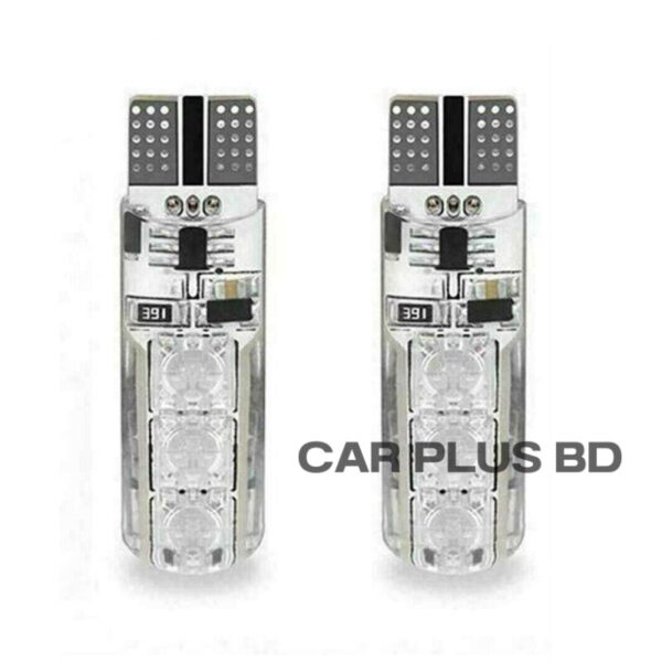 2PCS LED RGB T10 6SMD Remote Control Color LED Bulb Parking Light Car Light Car Decoration Lights Car Accessories - Image 2