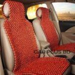Summer Natural Wood Beaded Seat Cover Massaging Cool Cushion Red Brown and wood colour colour For Car Van Truck Bus Office Home wood colour - Image 2