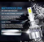 C6 H4 Led Headlight Bulbs lighting Conversion Kit High Low 36W Bulbs White Light-2 PCS - Image 2