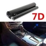 7D Waterproof Carbon Fiber Vinyl Car Wrap Sheet Roll Film Sticker Decal Paper 18 inch