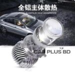 2pcs 60W mini H4 LED projector lens auto lamp 6000k white color easy installation h4 direct replacement car headlight Modify - Image 4