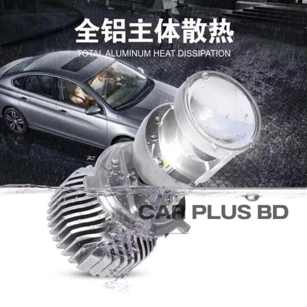 2pcs 60W mini H4 LED projector lens auto lamp 6000k white color easy installation h4 direct replacement car headlight Modify - Image 4