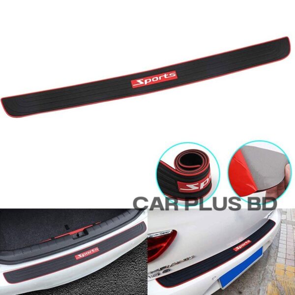 BEZIEL Car Rear Bumper Protector Guard Sticker Rubber Strip SUV Trim Cover Car Accessories Back Bumper Protector Sill Plate Car Styling - Image 1