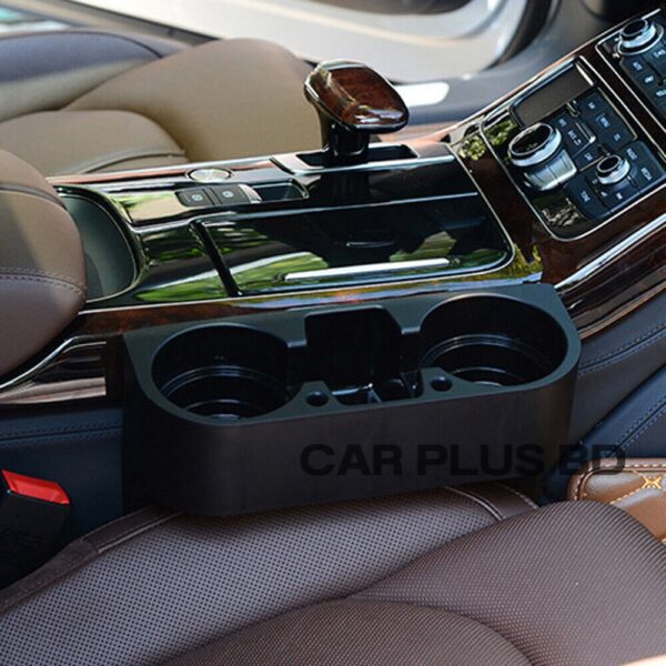 Car Seat Gap Inserted 2-cup Holder Drink Bottle Storage - Image 3