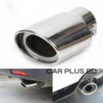Universal Car Rear Round Exhaust Pipe Tail Muffler Tip Chrome Stainless Steelt Car Accessories