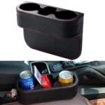 Car Seat Gap Inserted 2-cup Holder Drink Bottle Storage