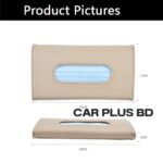 Car Tissue Holder,Best quality /imported PU Leather Tissue Box for car sun visor - Image 5