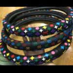 Car Steering Wheel Cover Breathable Non-Slip Steering Covers Internal Accessories for Car Decoration