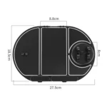 6 in 1 Car Dashboard Non Slip Mobile Mat Mobile Phone Holder, Augot 360° Rotatable Car Anti-Skid Pad - Image 3