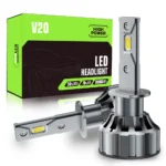 V20 6000K h4 led headlight 12V 6000LM headlight bulbs high quality