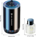 Smart Car Air Freshener with Star Light And RGB Light for Car And Home. Rechargeable, Multifunctional And Smart Spray - Image 5