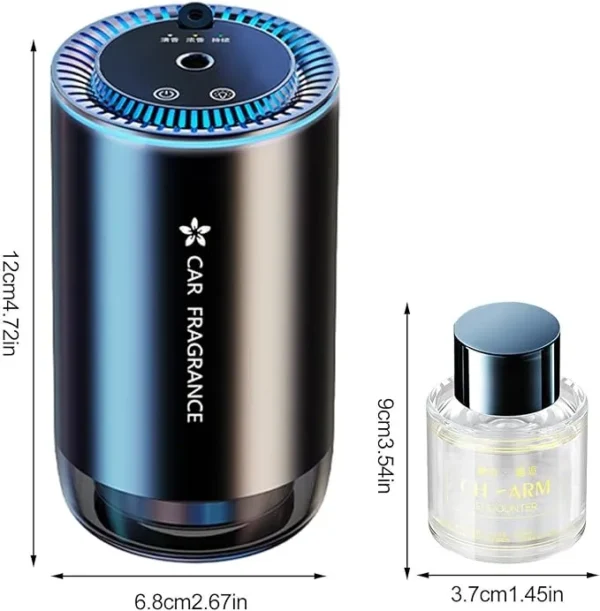 Smart Car Air Freshener with Star Light And RGB Light for Car And Home. Rechargeable, Multifunctional And Smart Spray - Image 5