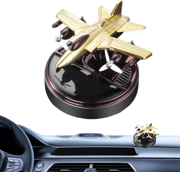 Car Solar Aircraft Perfume and Showpiece – Airplane Helicopter Car Aromatherapy Long-lasting Perfume - Image 5