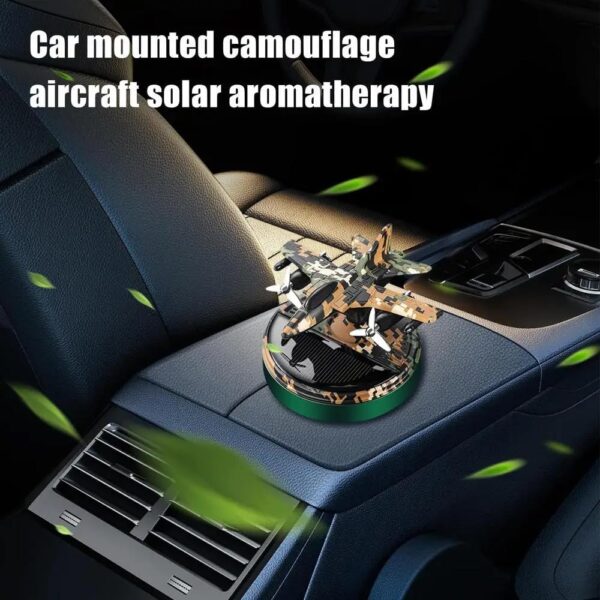 Car Solar Aircraft Perfume and Showpiece – Airplane Helicopter Car Aromatherapy Long-lasting Perfume - Image 3