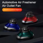 Safe Car Fragrance Diffuser Rotatable Creative Automotive Aroma Diffuser Air Outlet Fan023