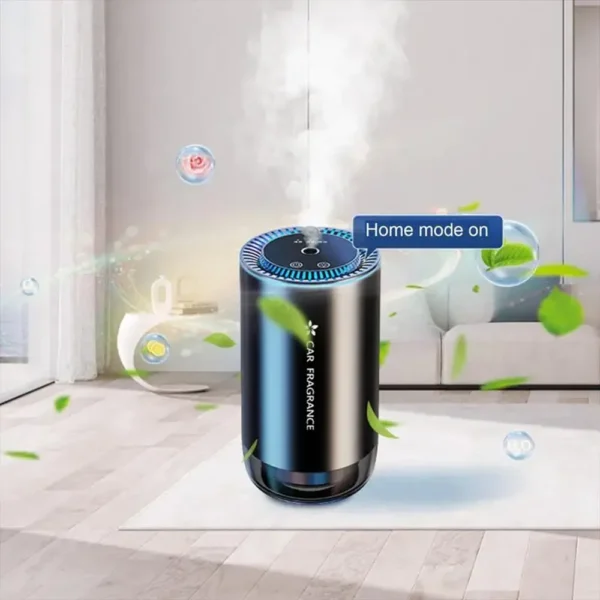 Smart Car Air Freshener with Star Light And RGB Light for Car And Home. Rechargeable, Multifunctional And Smart Spray - Image 9