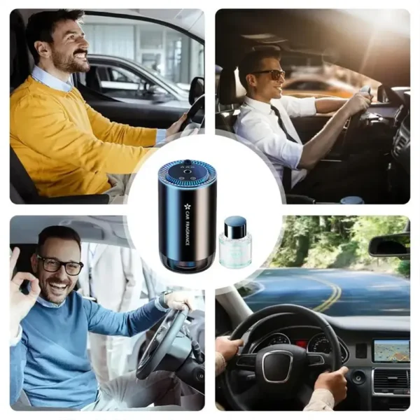 Smart Car Air Freshener with Star Light And RGB Light for Car And Home. Rechargeable, Multifunctional And Smart Spray - Image 8