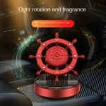 Solar Energy Creative Helmsman in The Center Console of Car Perfume Accessories