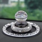 Car Perfume Long-lasting  Basketball Design Solar Powered Car Aromatherapy - Image 2