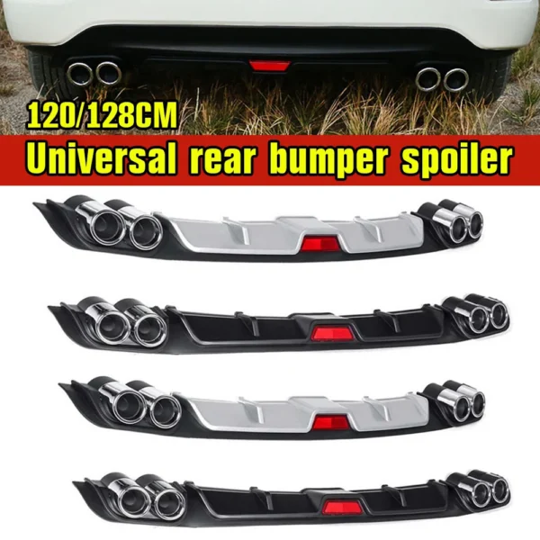 Universal Rear Bumper Diffuser Lip Spoiler - Image 2