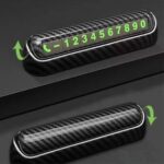 Car Parking Number Plate, Phone Number Holder Stick On Car Dashboard - Image 2