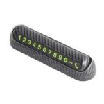 Car Parking Number Plate, Phone Number Holder Stick On Car Dashboard - Image 5
