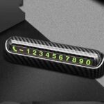 Car Parking Number Plate, Phone Number Holder Stick On Car Dashboard - Image 3
