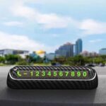 Car Parking Number Plate, Phone Number Holder Stick On Car Dashboard