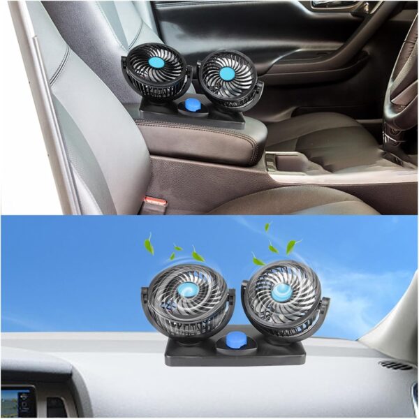 Electric Car Dashboard Cooling Fan 12V - Image 2