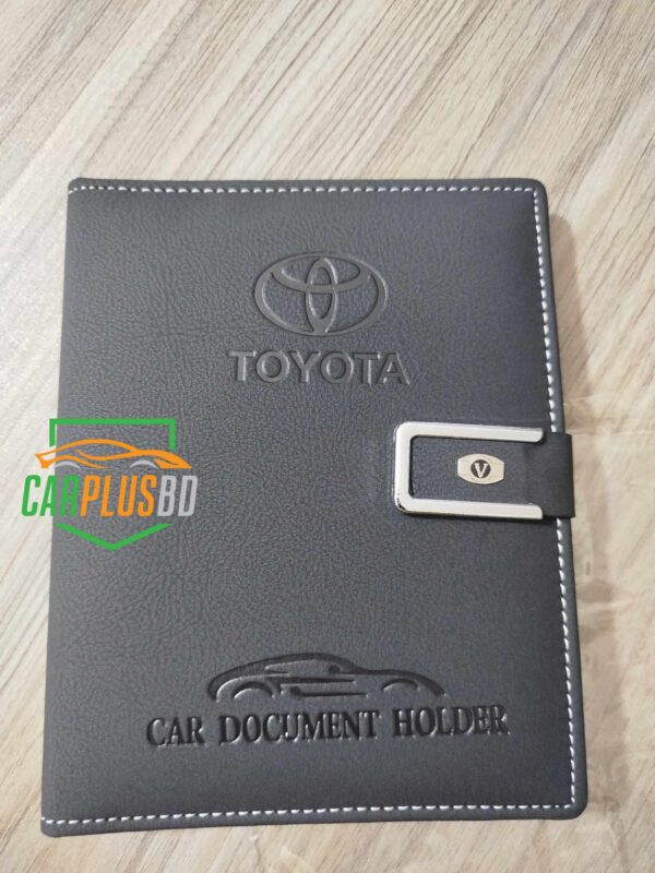 PVC leather Car Document Holder Bag - Car Paper Bag Organizer - Image 2