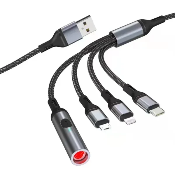 Portable 4 in 1 USB Multi Charging phone Cable - Image 3