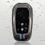 Car Metal Key Cover With Car Key Ring And Soft Silicone For Toyota CHR, Prius, Corolla Cross, Prado - Image 6