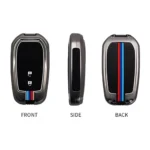 Car Metal Key Cover With Car Key Ring And Soft Silicone For Toyota CHR, Prius, Corolla Cross, Prado - Image 8