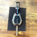 Car Key Cover Metal With Key Ring For Toyota Premio Old, Axio, Aqua Model-0134