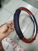Steering Wheel Cover –  Wooden - Image 2