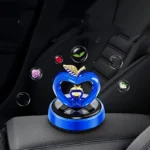 Car Air Freshener Solar Rotating Apple – 3 Colours ( Red, Blue, Golden) - Image 2