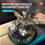 Car Solar Aircraft Perfume and Showpiece – Airplane Helicopter Car Aromatherapy Long-lasting Perfume - Image 2