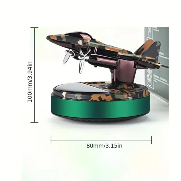 Car Solar Aircraft Perfume and Showpiece – Airplane Helicopter Car Aromatherapy Long-lasting Perfume - Image 8