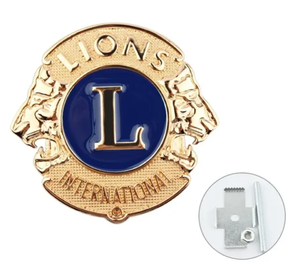 Lions Clubs International Logo For Car Grille - Image 3