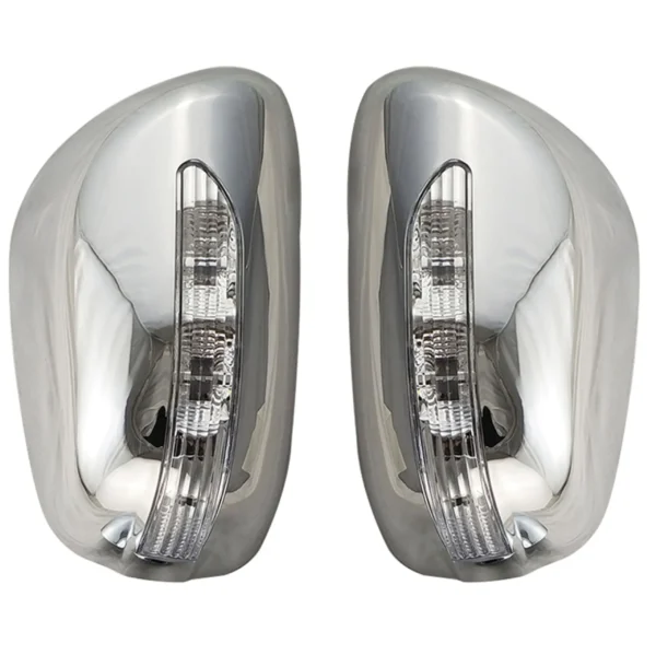 Corolla 2005-2009 Lighting Mirror Cover Chrome - Image 3