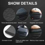 Car Arm Support Car Center Console Armrest Protection Cushion Pad For Universal Fit - Image 5